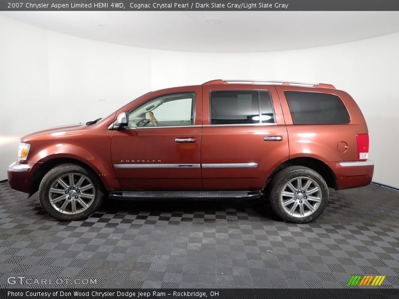 Cognac Crystal Pearl / Dark Slate Gray/Light Slate Gray 2007 Chrysler Aspen Limited HEMI 4WD