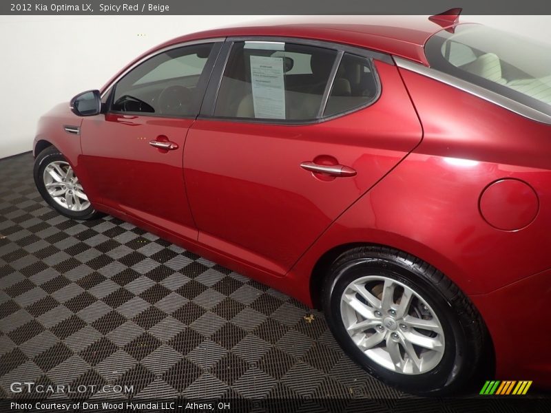 Spicy Red / Beige 2012 Kia Optima LX