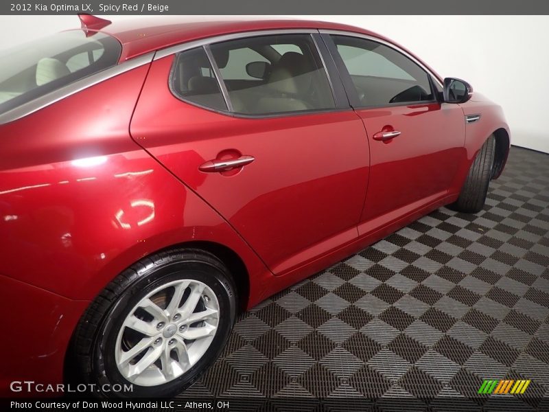 Spicy Red / Beige 2012 Kia Optima LX