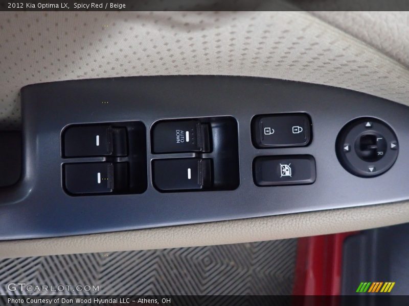 Spicy Red / Beige 2012 Kia Optima LX