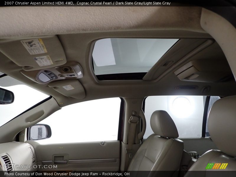 Cognac Crystal Pearl / Dark Slate Gray/Light Slate Gray 2007 Chrysler Aspen Limited HEMI 4WD