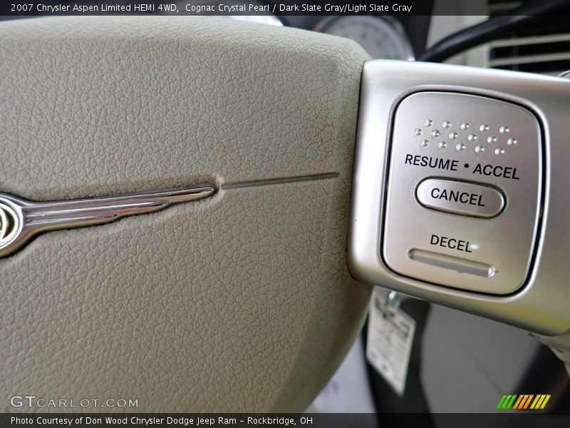 Cognac Crystal Pearl / Dark Slate Gray/Light Slate Gray 2007 Chrysler Aspen Limited HEMI 4WD