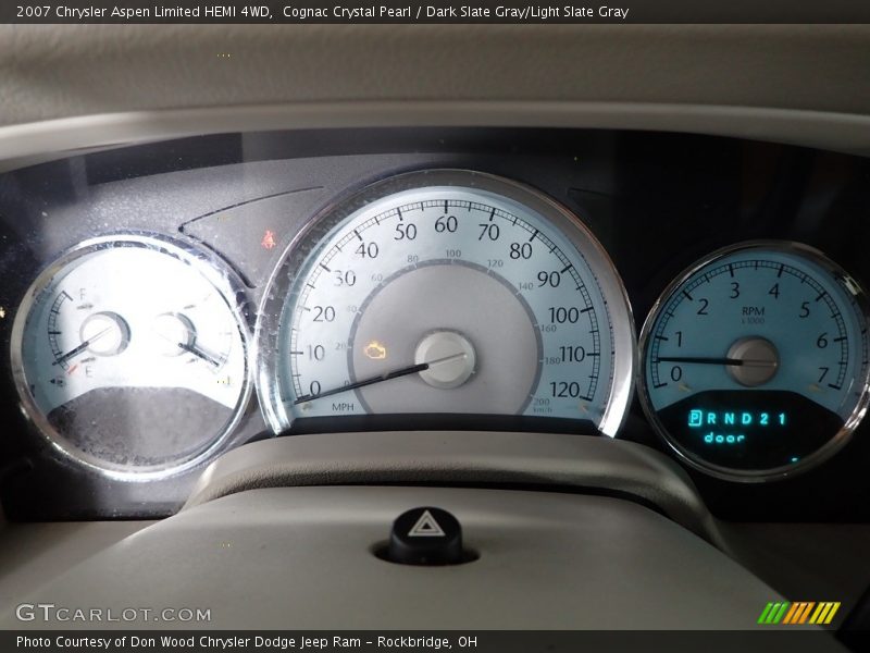 Cognac Crystal Pearl / Dark Slate Gray/Light Slate Gray 2007 Chrysler Aspen Limited HEMI 4WD