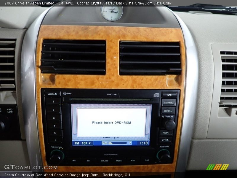 Cognac Crystal Pearl / Dark Slate Gray/Light Slate Gray 2007 Chrysler Aspen Limited HEMI 4WD