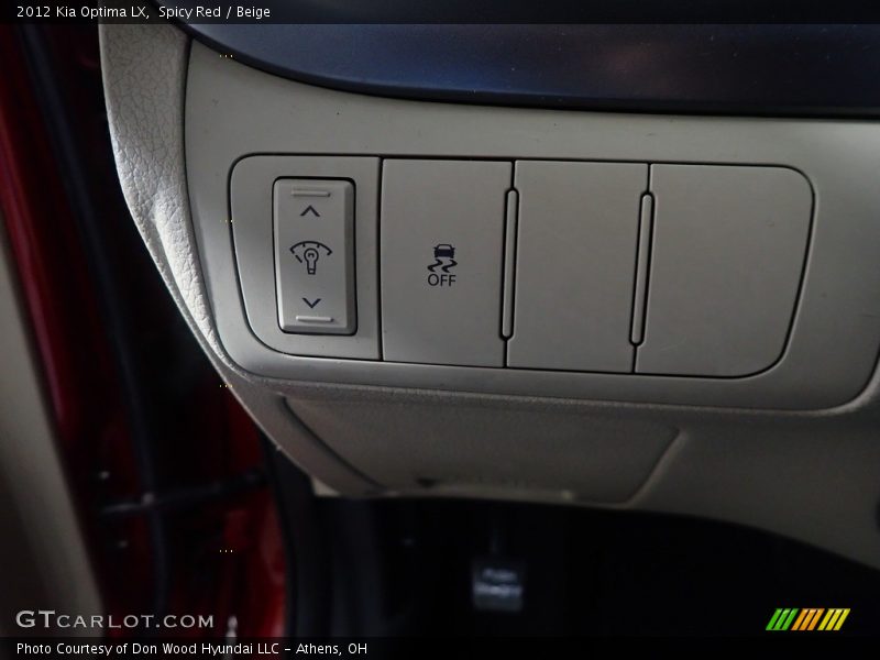 Spicy Red / Beige 2012 Kia Optima LX