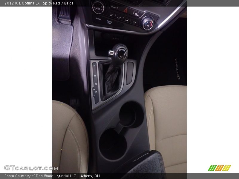 Spicy Red / Beige 2012 Kia Optima LX