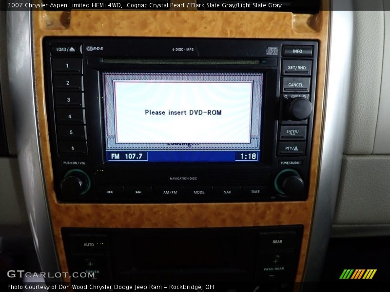 Cognac Crystal Pearl / Dark Slate Gray/Light Slate Gray 2007 Chrysler Aspen Limited HEMI 4WD