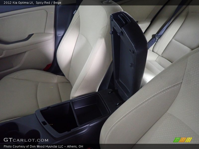 Spicy Red / Beige 2012 Kia Optima LX