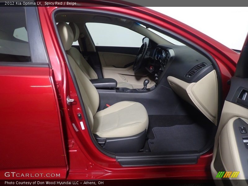 Spicy Red / Beige 2012 Kia Optima LX