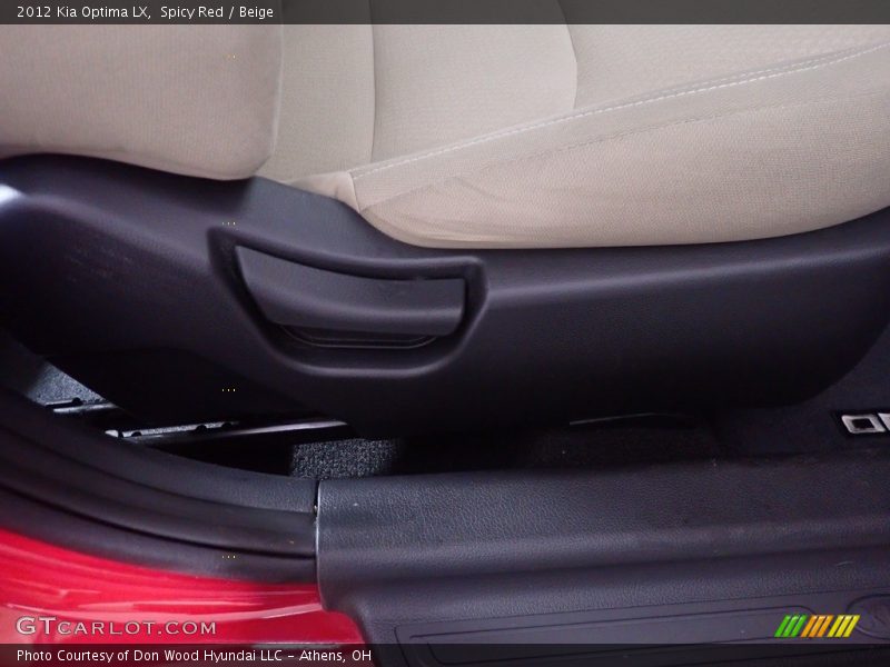 Spicy Red / Beige 2012 Kia Optima LX