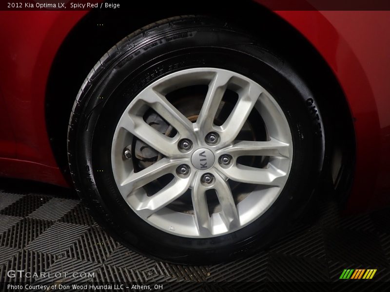 Spicy Red / Beige 2012 Kia Optima LX