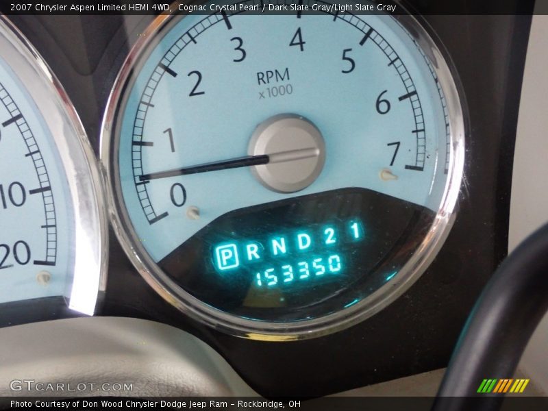 Cognac Crystal Pearl / Dark Slate Gray/Light Slate Gray 2007 Chrysler Aspen Limited HEMI 4WD