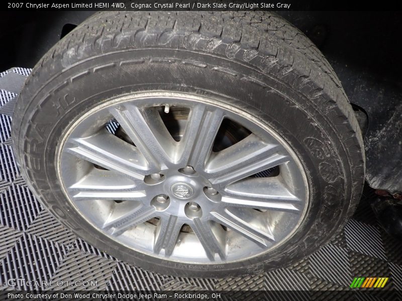 Cognac Crystal Pearl / Dark Slate Gray/Light Slate Gray 2007 Chrysler Aspen Limited HEMI 4WD