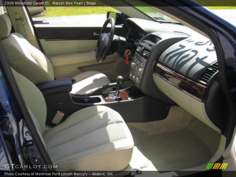 Maizen Blue Pearl / Beige 2009 Mitsubishi Galant ES