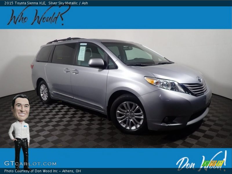 Silver Sky Metallic / Ash 2015 Toyota Sienna XLE