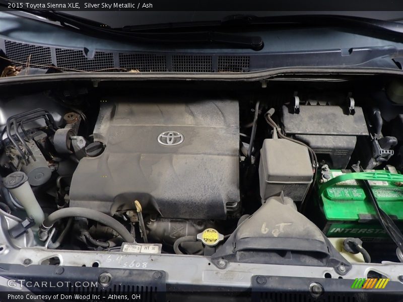 Silver Sky Metallic / Ash 2015 Toyota Sienna XLE