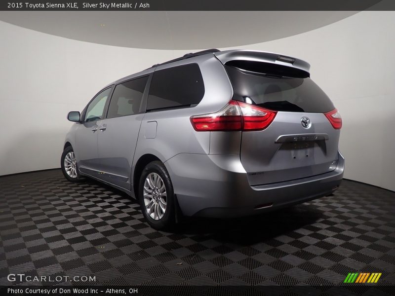 Silver Sky Metallic / Ash 2015 Toyota Sienna XLE