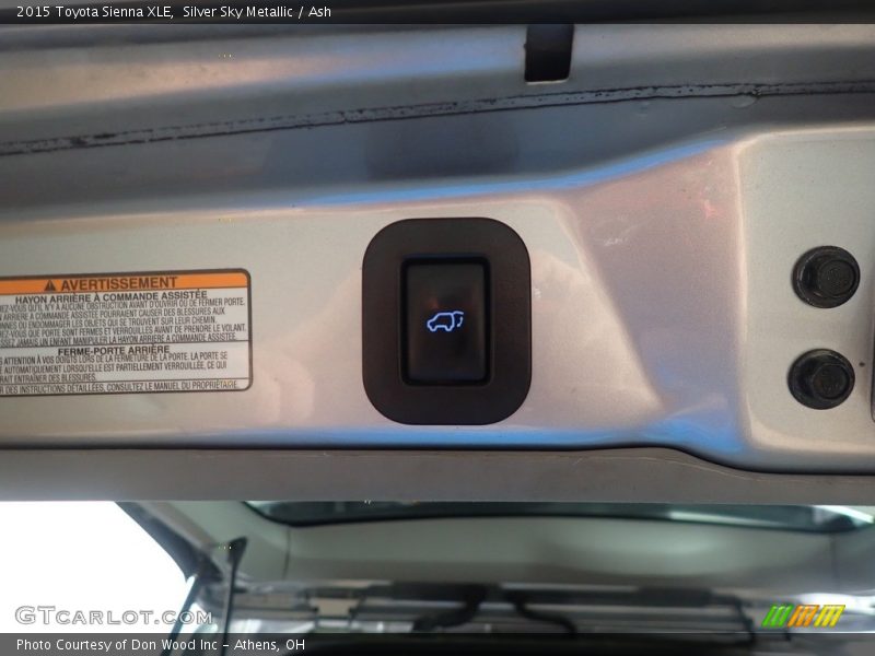 Silver Sky Metallic / Ash 2015 Toyota Sienna XLE