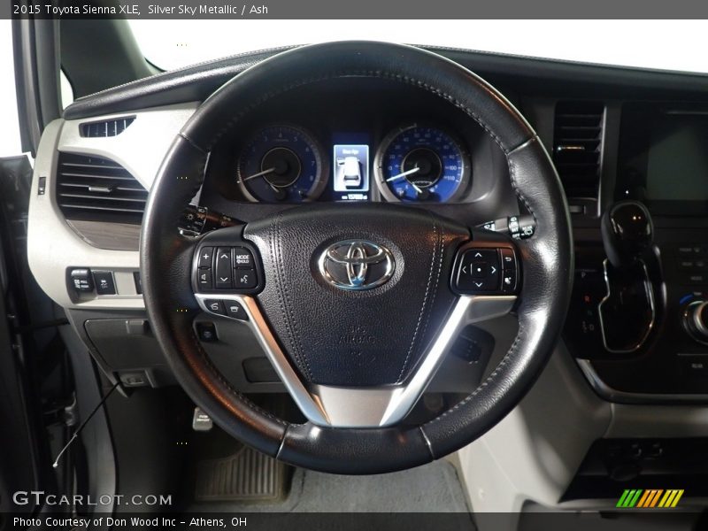 Silver Sky Metallic / Ash 2015 Toyota Sienna XLE
