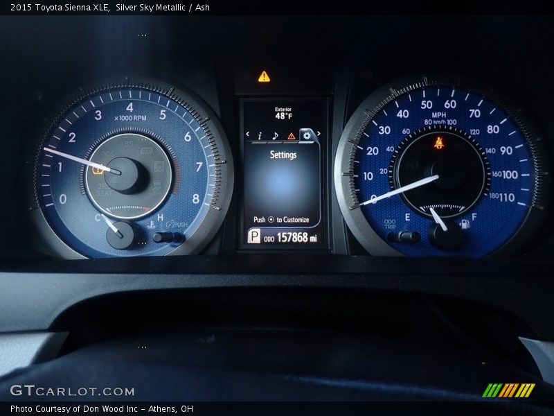 Silver Sky Metallic / Ash 2015 Toyota Sienna XLE