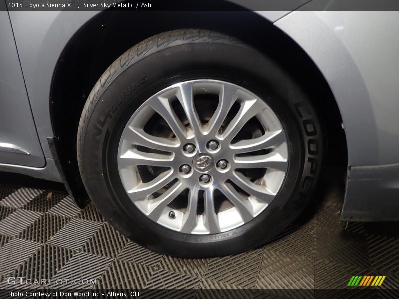 Silver Sky Metallic / Ash 2015 Toyota Sienna XLE