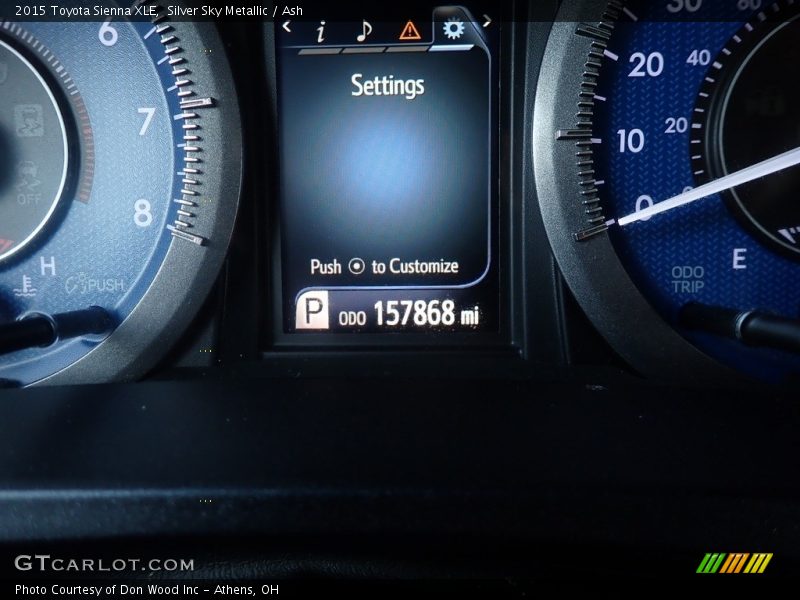 Silver Sky Metallic / Ash 2015 Toyota Sienna XLE