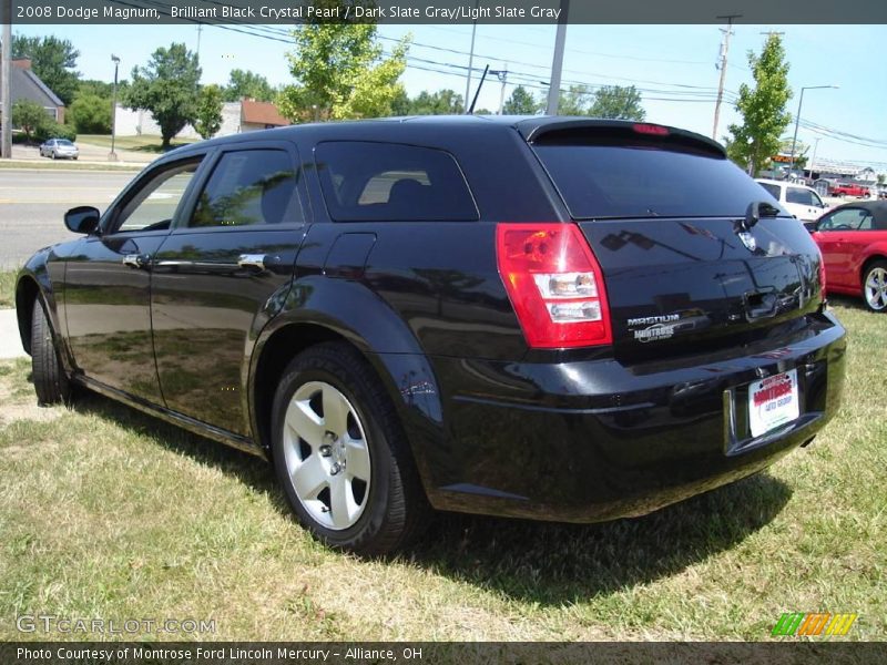 Brilliant Black Crystal Pearl / Dark Slate Gray/Light Slate Gray 2008 Dodge Magnum