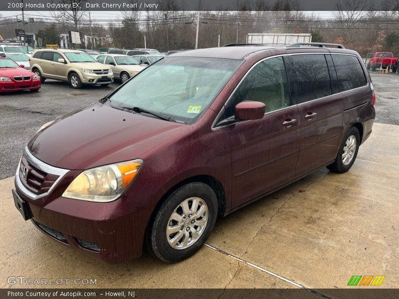 Dark Cherry Pearl / Ivory 2008 Honda Odyssey EX