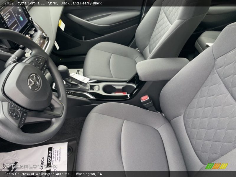 Black Sand Pearl / Black 2022 Toyota Corolla LE Hybrid