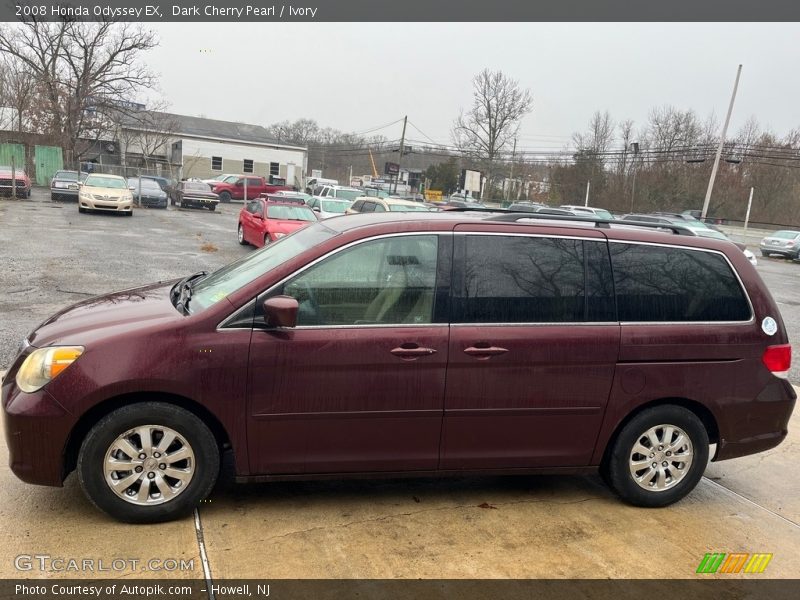Dark Cherry Pearl / Ivory 2008 Honda Odyssey EX