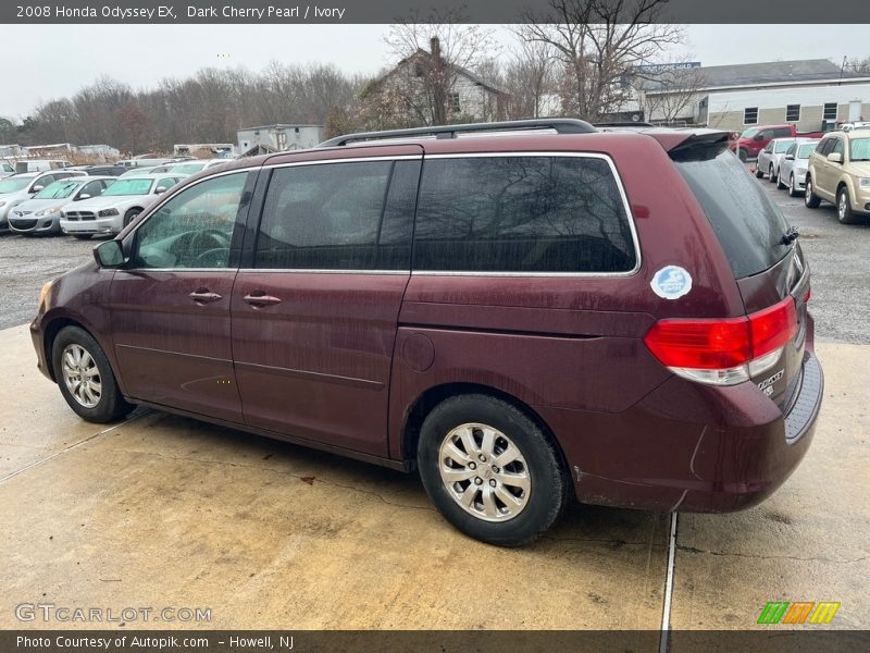 Dark Cherry Pearl / Ivory 2008 Honda Odyssey EX