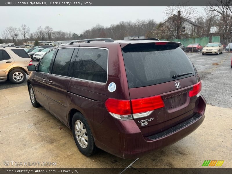 Dark Cherry Pearl / Ivory 2008 Honda Odyssey EX