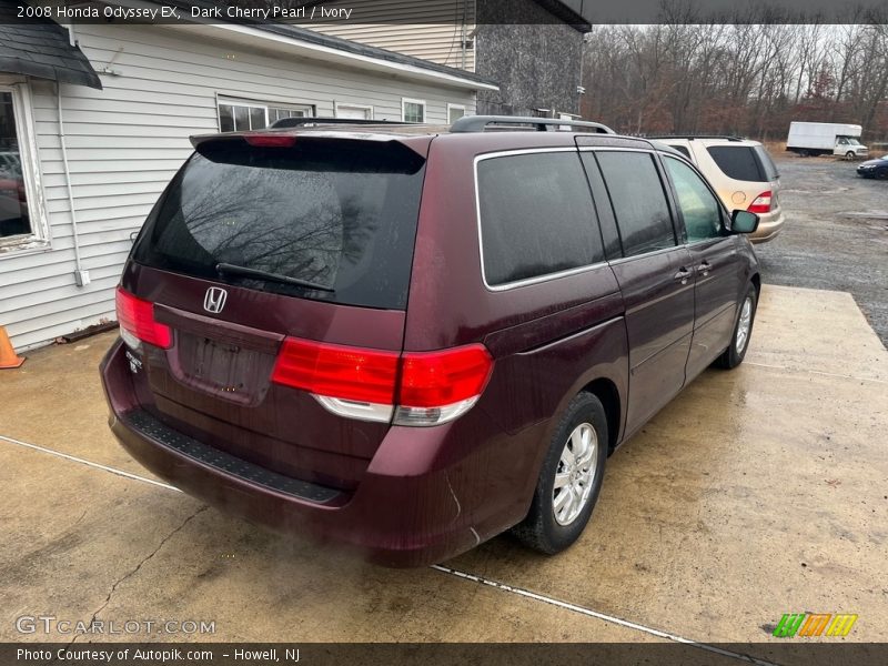Dark Cherry Pearl / Ivory 2008 Honda Odyssey EX
