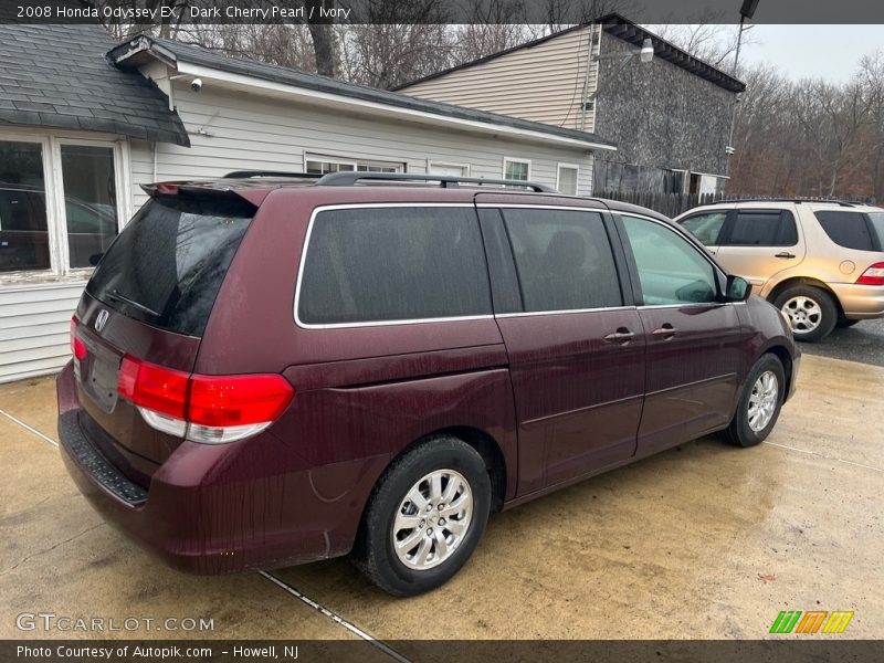 Dark Cherry Pearl / Ivory 2008 Honda Odyssey EX