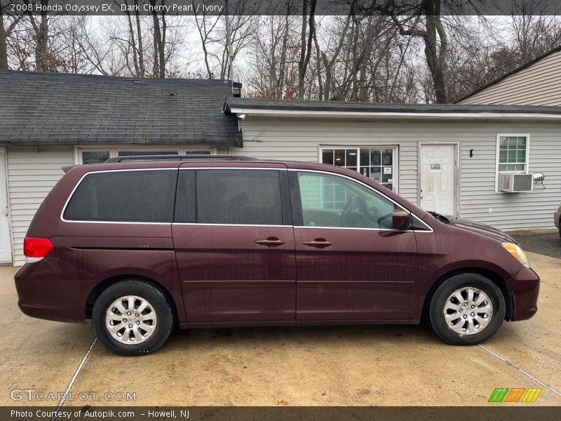 Dark Cherry Pearl / Ivory 2008 Honda Odyssey EX