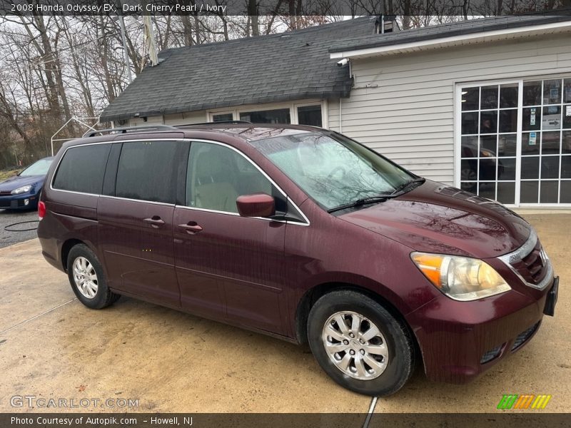 Dark Cherry Pearl / Ivory 2008 Honda Odyssey EX