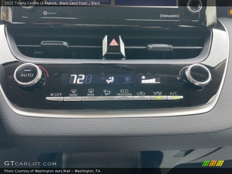 Black Sand Pearl / Black 2022 Toyota Corolla LE Hybrid