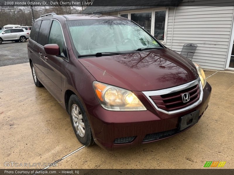 Dark Cherry Pearl / Ivory 2008 Honda Odyssey EX