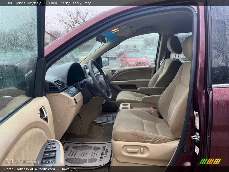 Dark Cherry Pearl / Ivory 2008 Honda Odyssey EX