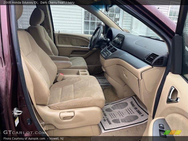 Dark Cherry Pearl / Ivory 2008 Honda Odyssey EX