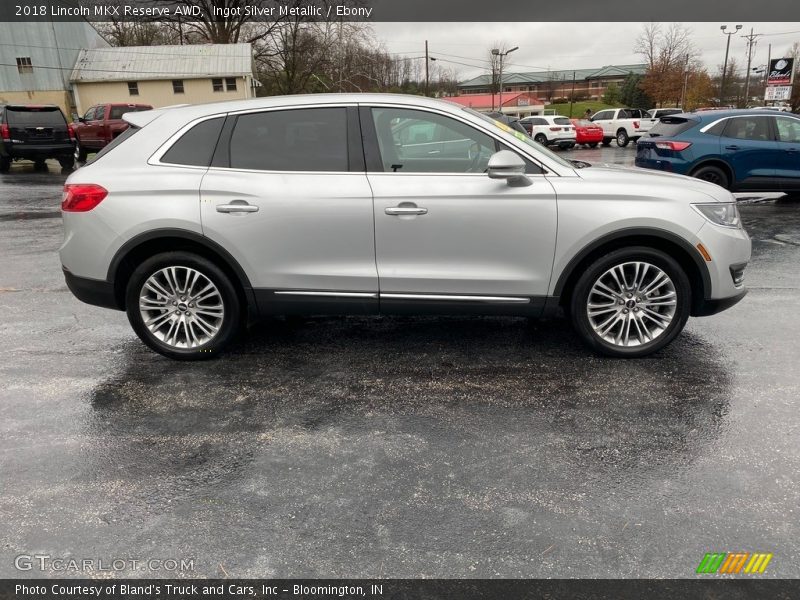 Ingot Silver Metallic / Ebony 2018 Lincoln MKX Reserve AWD