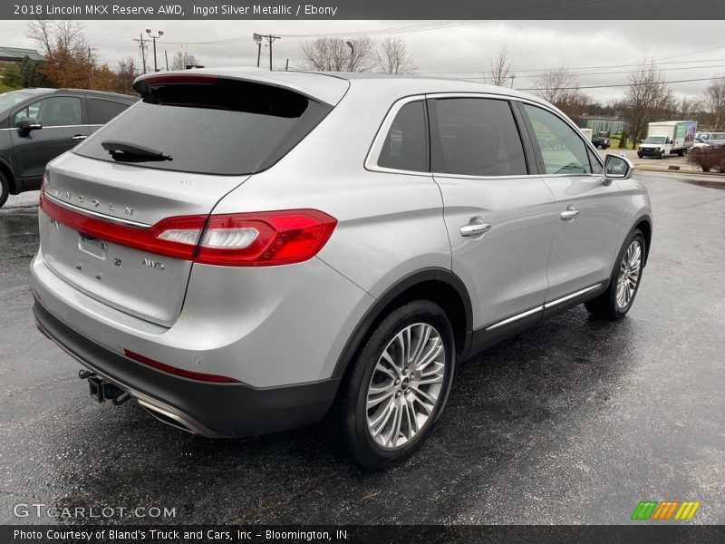 Ingot Silver Metallic / Ebony 2018 Lincoln MKX Reserve AWD