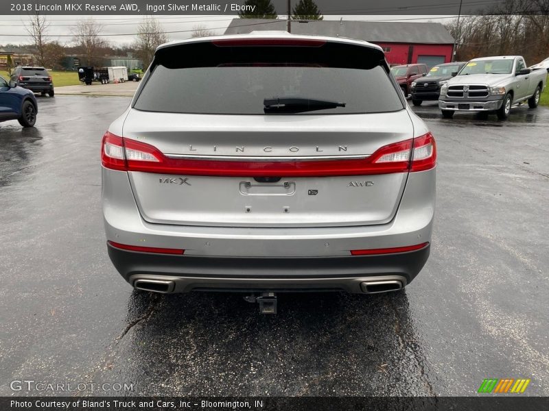 Ingot Silver Metallic / Ebony 2018 Lincoln MKX Reserve AWD