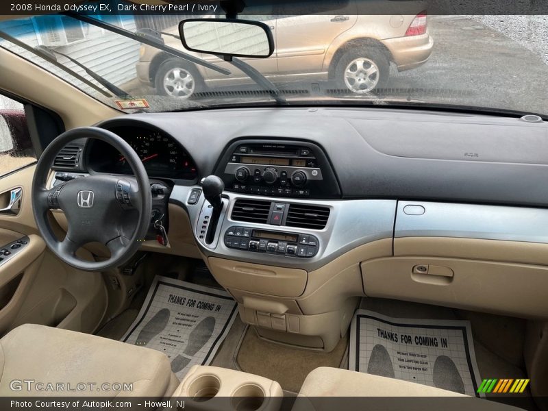 Dark Cherry Pearl / Ivory 2008 Honda Odyssey EX