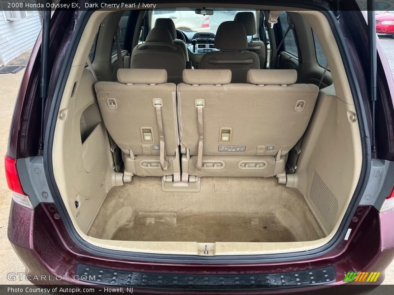 Dark Cherry Pearl / Ivory 2008 Honda Odyssey EX