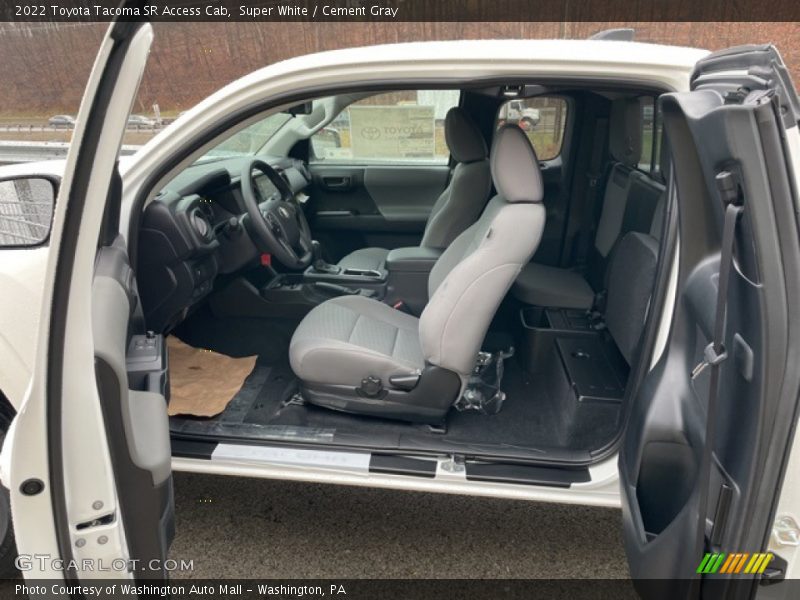 Super White / Cement Gray 2022 Toyota Tacoma SR Access Cab