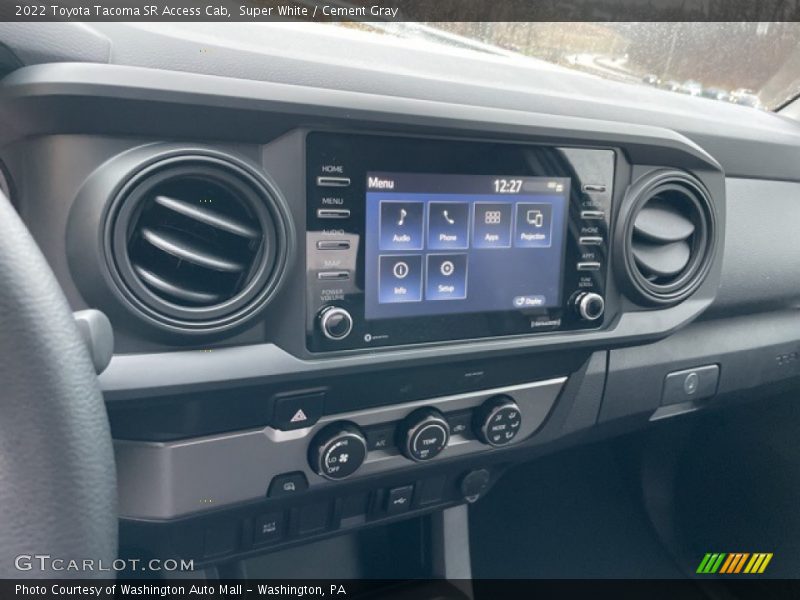 Super White / Cement Gray 2022 Toyota Tacoma SR Access Cab