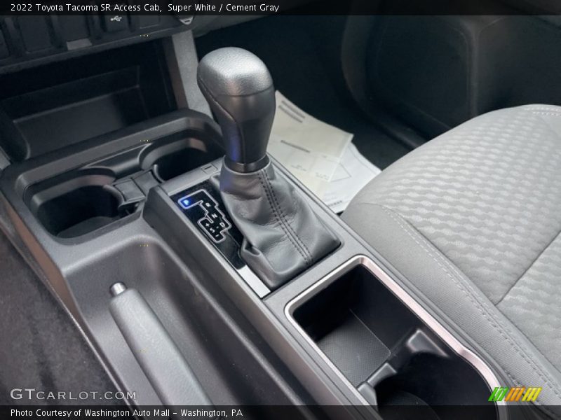 Super White / Cement Gray 2022 Toyota Tacoma SR Access Cab