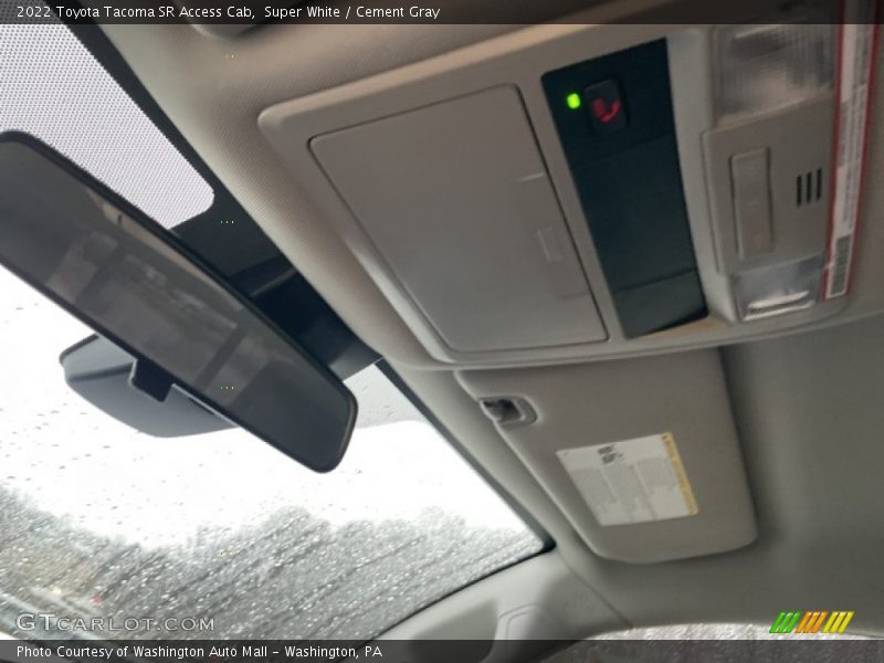 Super White / Cement Gray 2022 Toyota Tacoma SR Access Cab