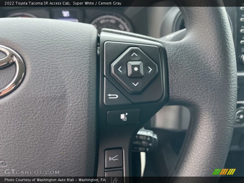 Super White / Cement Gray 2022 Toyota Tacoma SR Access Cab